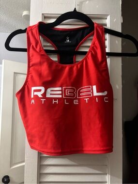 Rebel Athletic Red Workout Set